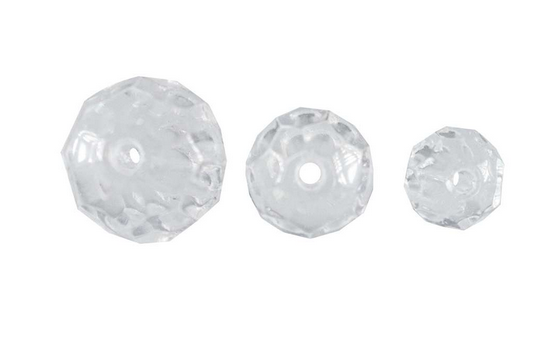 LMAB Glass Beads Crystal 10Stk.