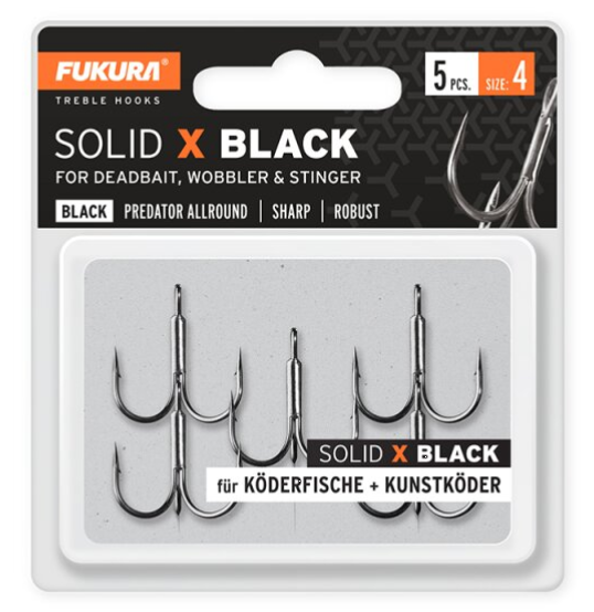 Fukura Solid X Black Gr. 2 3 St.