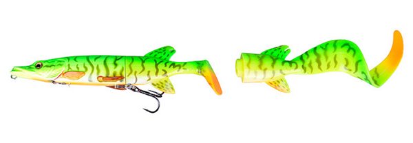3D Pike Hybrid 17cm - Firetiger