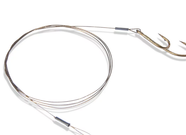 Sänger Stahlvorfach mit Ryderhaken 15kg/50cm in 2/0