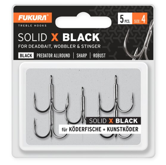 Fukura Solid X Black Gr. 6 5 St.