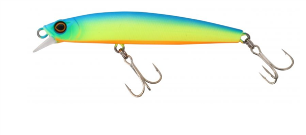 Illex Battle Minnow 80 F Mat Chartreuse Blue