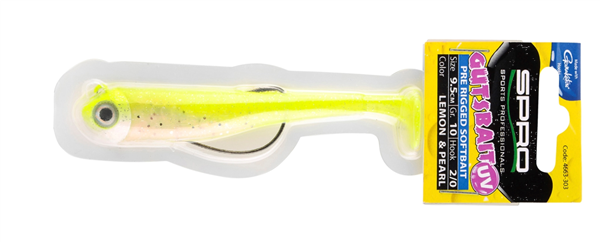 Spro Gutsbait UV Pre Rigged Softbait 11cm - 14gr - 3/0