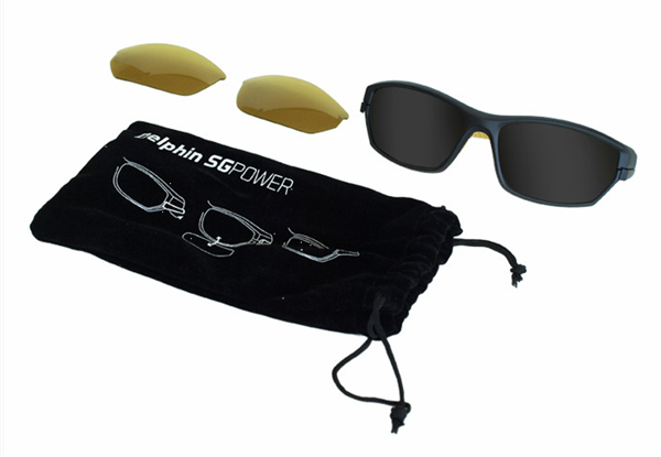 Delphin SG Power Brille mit 2 Satz Gläsern