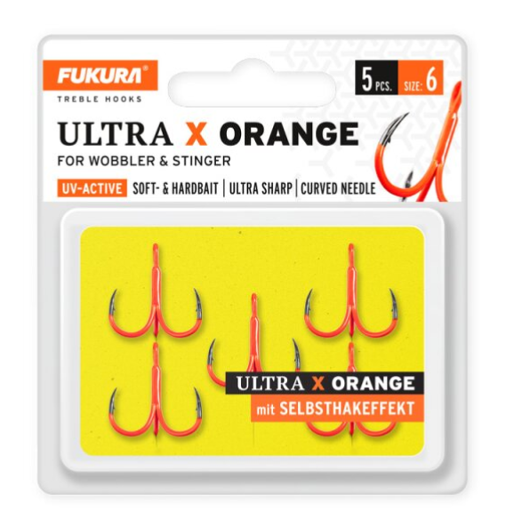 Fukura Ultra X Orange Gr. 8 5 St.
