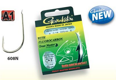 Gamakatsu Haken LS-608N Fluorocarbon 100cm Trout Master