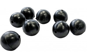 SPECITEC Rubber Beads Gummiperlen schwarz  6mm  von Sänger 