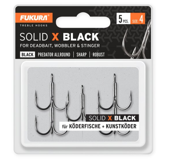 Fukura Solid X Black Gr. 4 5 St.