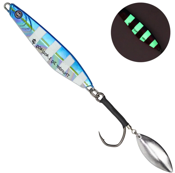 Williamson Thunder Jig Bladed 40g Blue