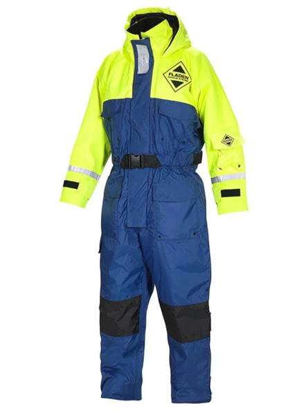 Fladen Overall Floating Suit Blau/Gelb