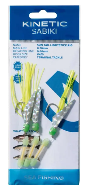 KInetic sabiki Sun Tail Lightstick