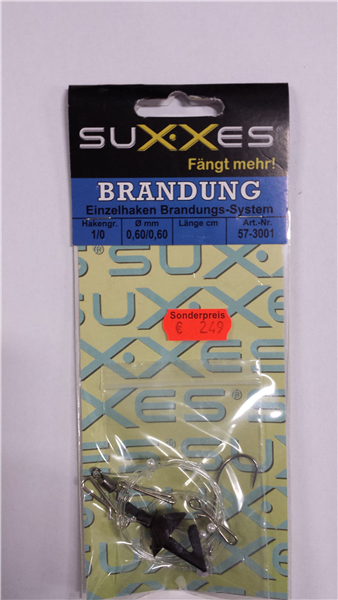 Suxxes Brandung Einzelhaken Brandungs-System