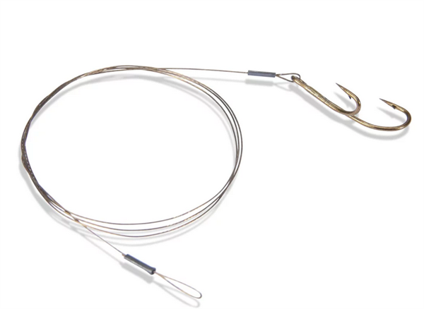 Sänger Stahlvorfach mit Ryderhaken 12kg/60cm mit 1/0