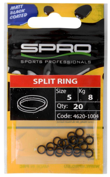 Spro Split Ring Inhalt 20 Stück / Size8 17 Stück