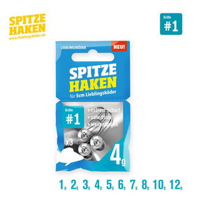 Lieblingsköder Spitze Haken #1