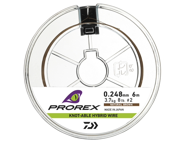 Daiwa Prorex Hybrid Knot-Able Wire Natural Brown