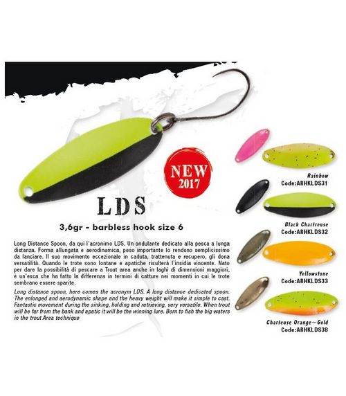 Herakles LDS 3,6g Spoon Forellenblinker