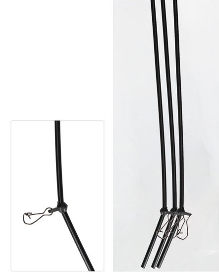 Mikado Anti Tangle with Snap 10cm - 3 pcs.