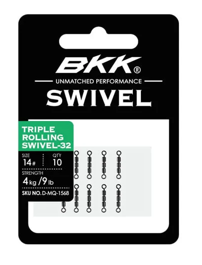 BKK Triple Rolling Swivel-32 Black
