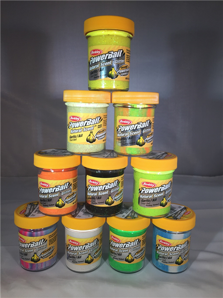 Powerbait Natural Scent Glitter GARLIC