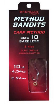 Drennan Method Bandits Carp Method Barbless Haken