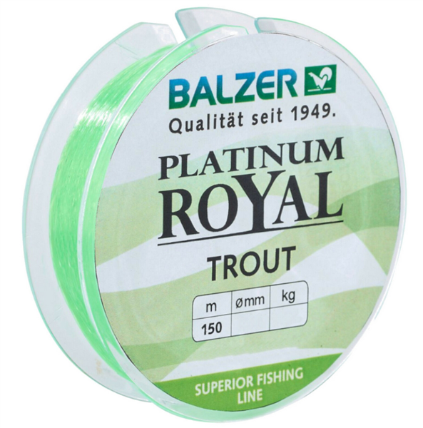 Balzer Platinum Royal Trout Chartreuse 150m