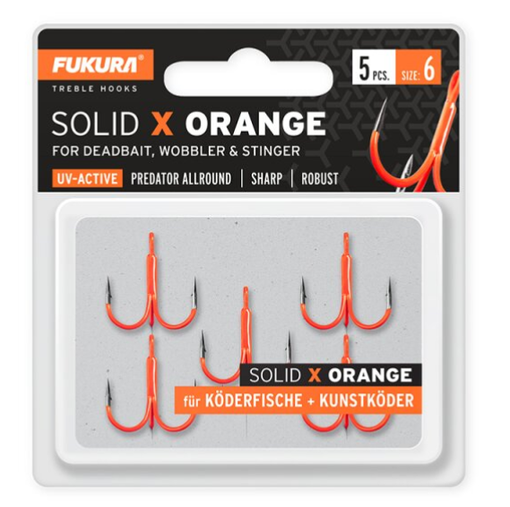 Fukura Solid X Orange Gr. 2 3 St.