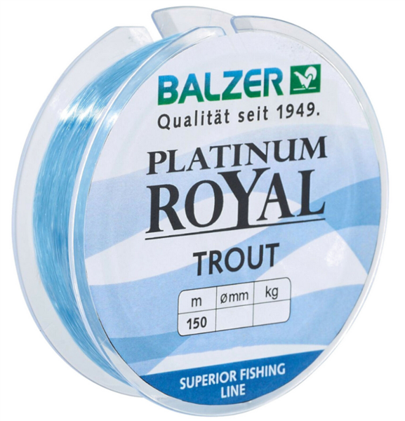 Balzer Platinum Royal Trout Blau 150m