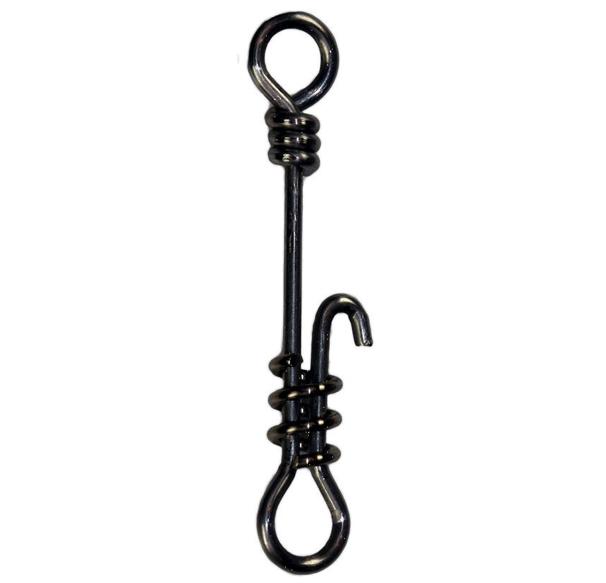 3 émerillons + Snaps Acier Inoxydable Zeck Fishing – 114 Kg | Pour Silure Gros Poissons