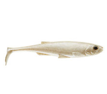 Daiwa Duckfin Liveshad 10cm UV Pearl